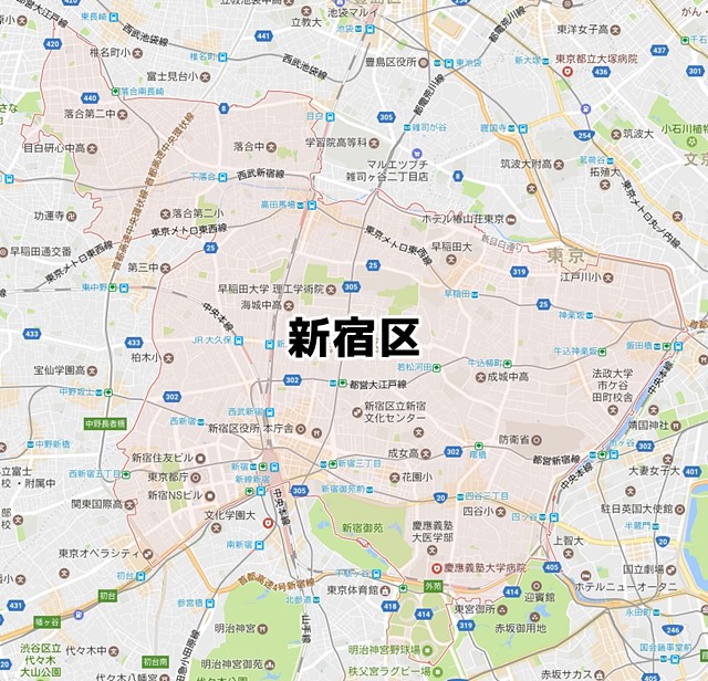 新宿区 東京都 のnuro光回線対応エリア マンション アパート名も掲載 光回線比較